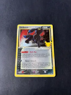 Pokemon Umbreon Gold Star Celebrations 25th Anniversary Card - PACK FRESH! - Image 8