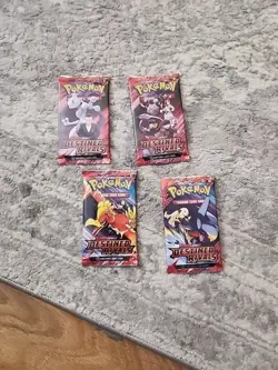 Pokémon  Cards: Scarlet & Violet Destined Rivals Booster packs x 4 - Image 6