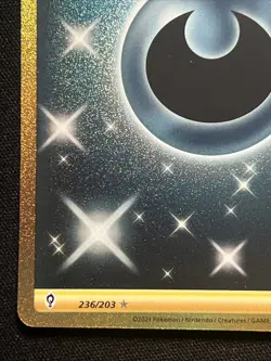 Pokemon TCG - Dark Energy 236/203 Gold Secret Rare Card Evolving Skies NM/M - Image 12