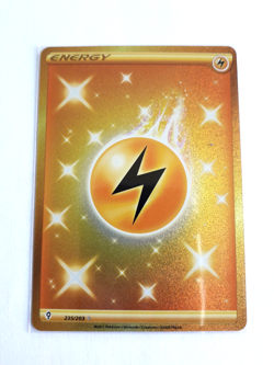 Pokemon TCG Lightning Energy 235/203 gold card mint/nm. - Image 6