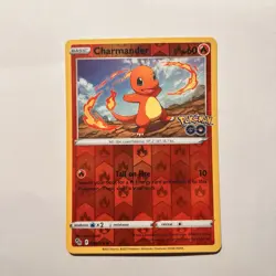 Charmander 008/078 Reverse Holo Pokemon Go Pokemon TCG Card NM - Image 1