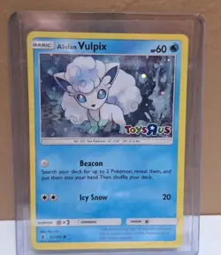 Pokemon - Alolan Vulpix - Toys-R-Us - 21/145 - SM Guardians Rising NM/VLP - Image 1