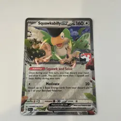 Pokémon TCG Squawkabilly ex Prize Pack Series Cards 169/193 Holo Double Rare - Image 1