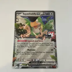 Pokémon TCG Squawkabilly ex Prize Pack Series Cards 169/193 Holo Double Rare - Image 3