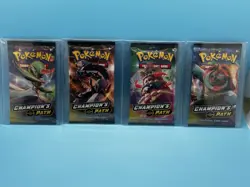Pokémon TCG Champion’s Path (4) Booster Packs Art Set NEW & Factory Sealed - Image 2