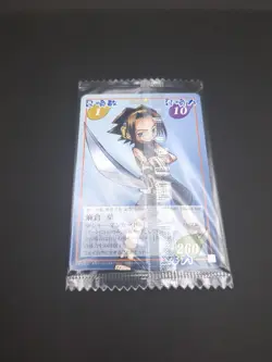 Asakura Yoh #001/040 Glico4 Ver UnOpen SHAMAN KING Card Game 2001-02 Japan TCG - Image 5