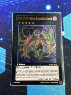 Yugioh Number C104: Umbral Horror Masquerade JOTL-EN056 1st Ultimate Rare! (NM) - Image 1