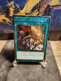 Pantheism Of The Monarchs RA04-EN261 Platinum Secret Rare Yugioh Card Mint  - Image 1