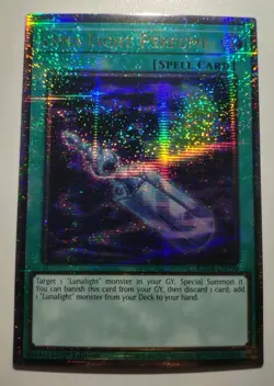 Near Mint Yugioh Luna Light Perfume Quarter Century Secret Rare RA04-EN090 - Image 1
