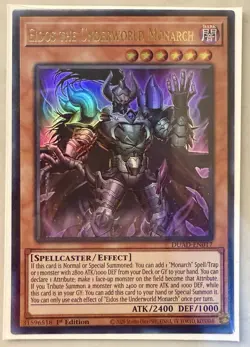 Eidos the Underworld Monarch DUAD-EN017 UR Duelist's Advance NM 1st Ed YUGIOH - Image 2