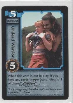 1998 Xena Warrior Princess Collectible Card Game 1st Edition Undead #34 0a1 - Image 1