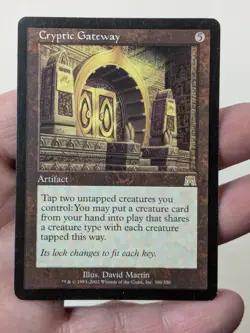 Cryptic Gateway #306/350 - Onslaught - MTG Magic: The Gathering - Light Play - Image 3