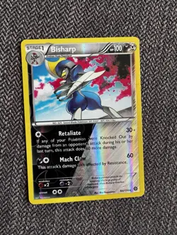Bisharp 64/114 Pokemon TCG XY Steam Siege Rare Reverse Holo Foil Card - Image 1