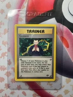 Pokemon Card Giovanni 104/132 Gym Challenge Set WOTC Trainer NEAR MINT - Image 1