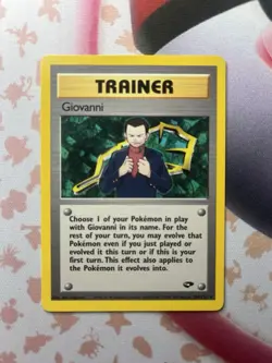 Pokemon Card Giovanni 104/132 Gym Challenge Set WOTC Trainer NEAR MINT - Image 13