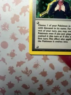 Pokemon Card Giovanni 104/132 Gym Challenge Set WOTC Trainer NEAR MINT - Image 14