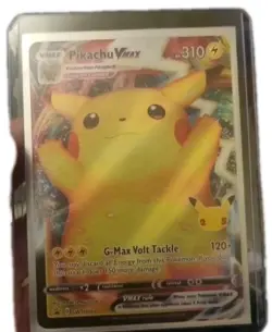 Pokémon TCG Pikachu Vmax Sword & Shield Swsh062 Holo Promo - Image 4