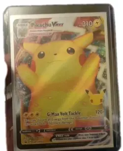 Pokémon TCG Pikachu Vmax Sword & Shield Swsh062 Holo Promo - Image 8