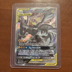 Pokémon Pikachu & Zekrom GX TCG Sun & Moon Team Up SM168 Holo - Image 3
