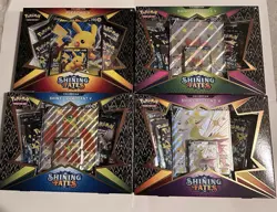 Pokemon TCG Shining Fates Collection Box Factory Sealed Lot Of 4 - Image 3