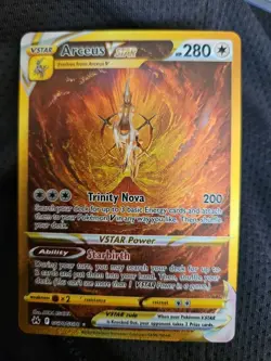 Arceus VSTAR (Secret) GG70/GG70 Crown Zenith: Galarian Gallery Holo Pokemon Rare - Image 3