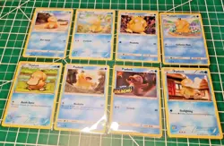 8 Psyduck Pokémon TCG Lot - (Detective Pikachu Stamped) SM199 - Image 1