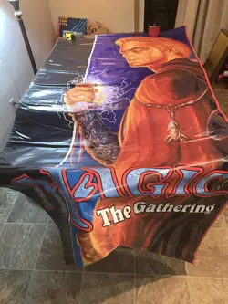 Magic the Gathering Tournament Vinyl Banner WOTC Employee Only Double Sided 8’x4 - Image 1