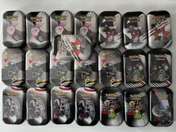 Pokemon Black Bolt & White Flare Unova Mini Tin Sealed x 22 Tins 🔥 - Image 1