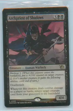 Archpriest Of Shadows - 89 - Foil - MOM - NM - MTG Magic the Gathering - Image 1