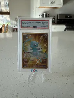 Mew PSA 10 2021 English Pokemon Card Celebrations 025/025 Gold Full Art UR - Image 3