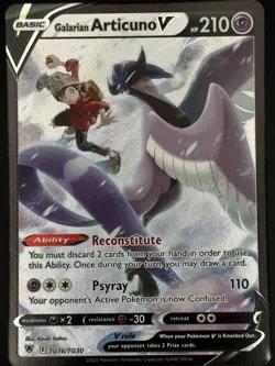 Pokemon - Galarian Articuno V - TG16/TG30 Astral Radiance Trainer Gallery - NM - Image 3