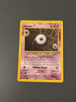 Pokemon TCG 2002 Neo Destiny: Unown P 58/105 - Non-Holo Uncommon Card - LP/NM - Image 11