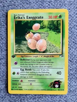 Erika's Exeggcute 43/132 Gym Heroes 1st Edition Pokemon TCG - Image 1