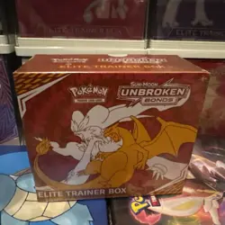 Pokemon TCG Sun & Moon Unbroken Bonds Elite Trainer Box ETB Factory Sealed - Image 1