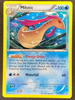 Pokémon Milotic Non Holo 23/106 FLF Flashfire LP/NM - Image 1
