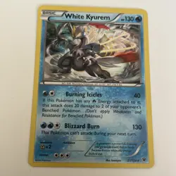 White Kyurem 21/124 - Pokemon TCG Fates Collide (2016) - LP - Holo Rare - Image 3