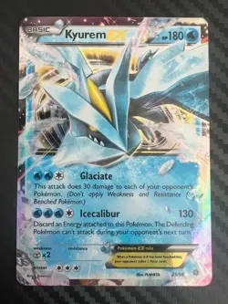 Pokémon TCG Kyurem EX Ancient Origins 25/98 Holo Rare EX LP/MP - Image 1