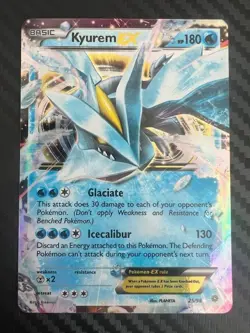 Pokémon TCG Kyurem EX Ancient Origins 25/98 Holo Rare EX LP/MP - Image 3