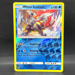 2018 POKEMON LOST THUNDER WHITE KYUREM 63/214 REVERSE HOLO (RARE) - Image 3