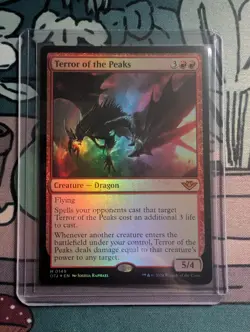 Terror of the Peaks Outlaws of Thunder Junction Foil OTJ - NM #149 MTG - Image 1