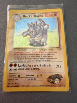 Pokémon Cards Base Set 2, Gym Heroes 4 Cards Together - Image 1