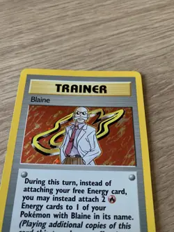 BLAINE 2000 POKEMON CARD GYM CHALLENGE HOLO RARE 17/132 - Image 5