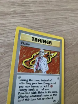 BLAINE 2000 POKEMON CARD GYM CHALLENGE HOLO RARE 17/132 - Image 6