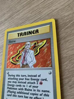 BLAINE 2000 POKEMON CARD GYM CHALLENGE HOLO RARE 17/132 - Image 7