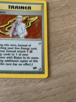 BLAINE 2000 POKEMON CARD GYM CHALLENGE HOLO RARE 17/132 - Image 8