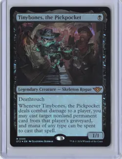 Tinybones, the Pickpocket Outlaws of Thunder Junction Foil - NM #109 MTG OTJ - Image 3