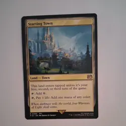 Starting Town RARE LAND #289 Regular MTG English Final Fantasy - Image 1