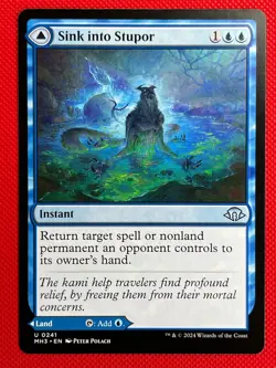MTG 1X Sink into Stupor X1 Modern Horizons 3 Magic - NM/MT - Image 1