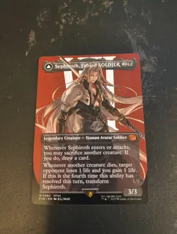 Sephiroth, Fabled SOLDIER Full Art Art nonfoil Final Fantasy M# 382 - Image 1