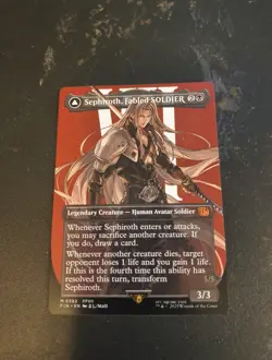 Sephiroth, Fabled SOLDIER Full Art Art nonfoil Final Fantasy M# 382 - Image 14